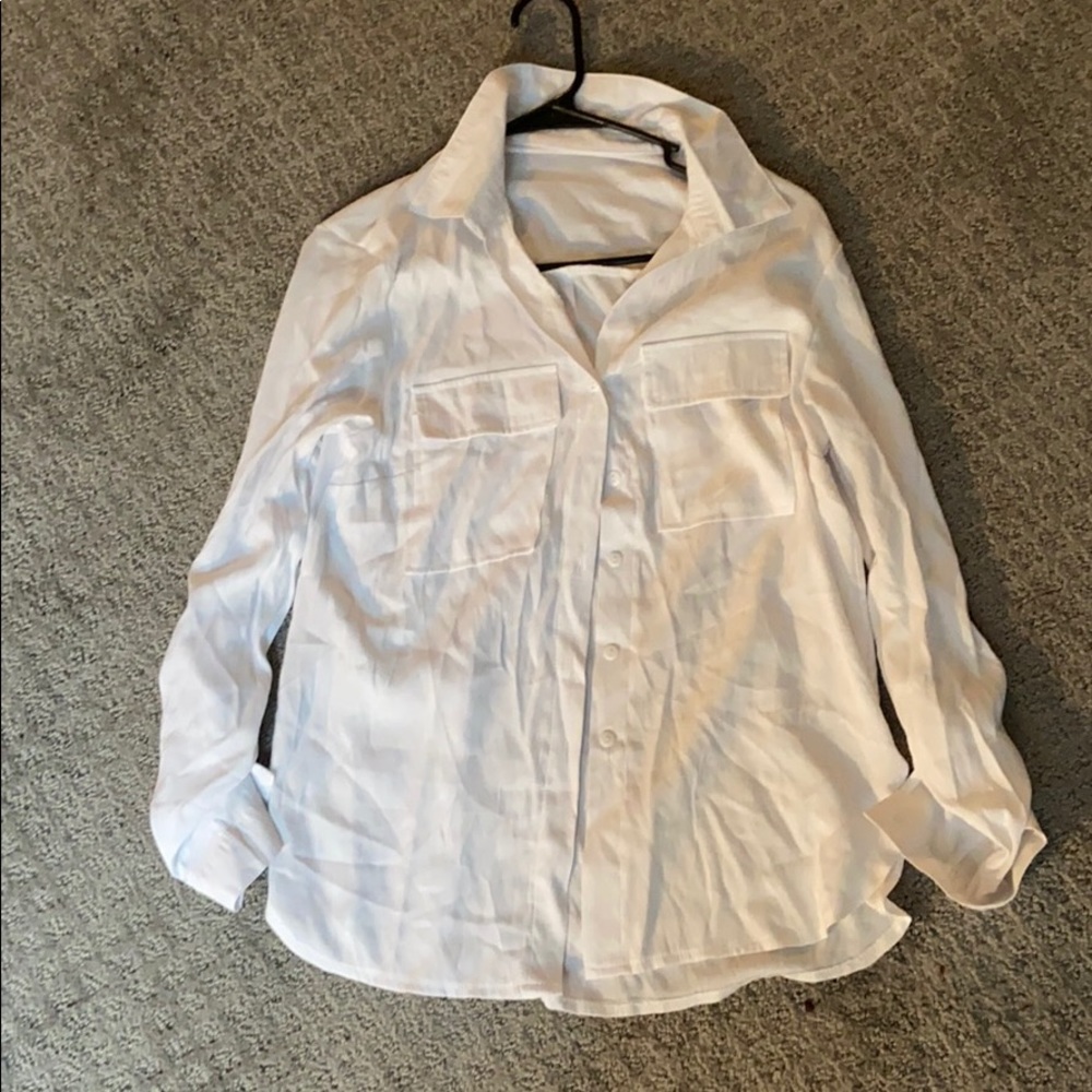 White button down shirt